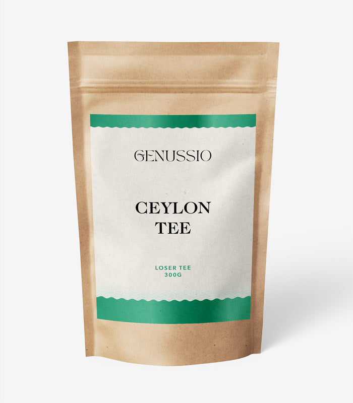 Ceylon Tee loser Tee Nachfuellbeutel 300g Genussio