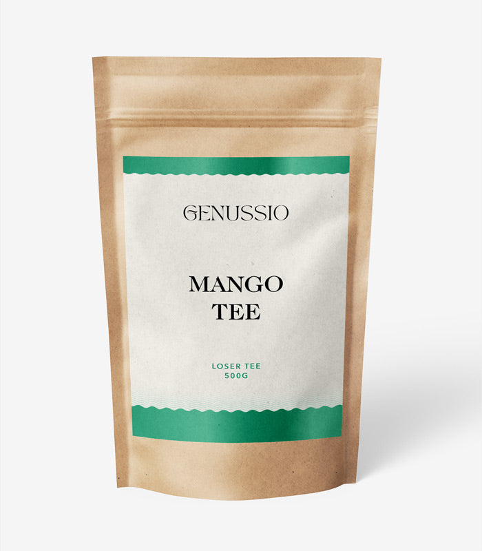 Mango Tee loser Tee Nachfuellbeutel 500g Genussio